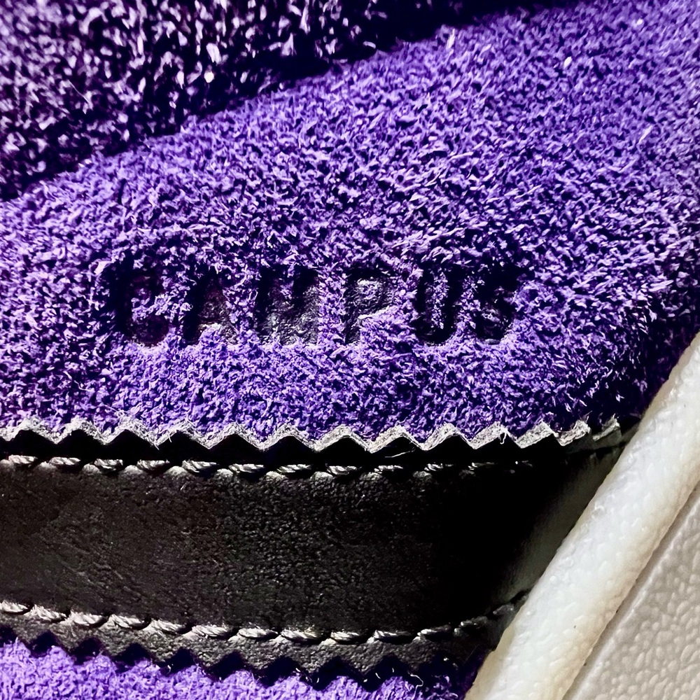 Adidas CAMPUS OOS SHOES Purple Suede Sneakers - Picture 12 of 16